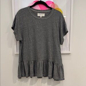THE GREAT “The Ruffle Tee” Size 3 or Large